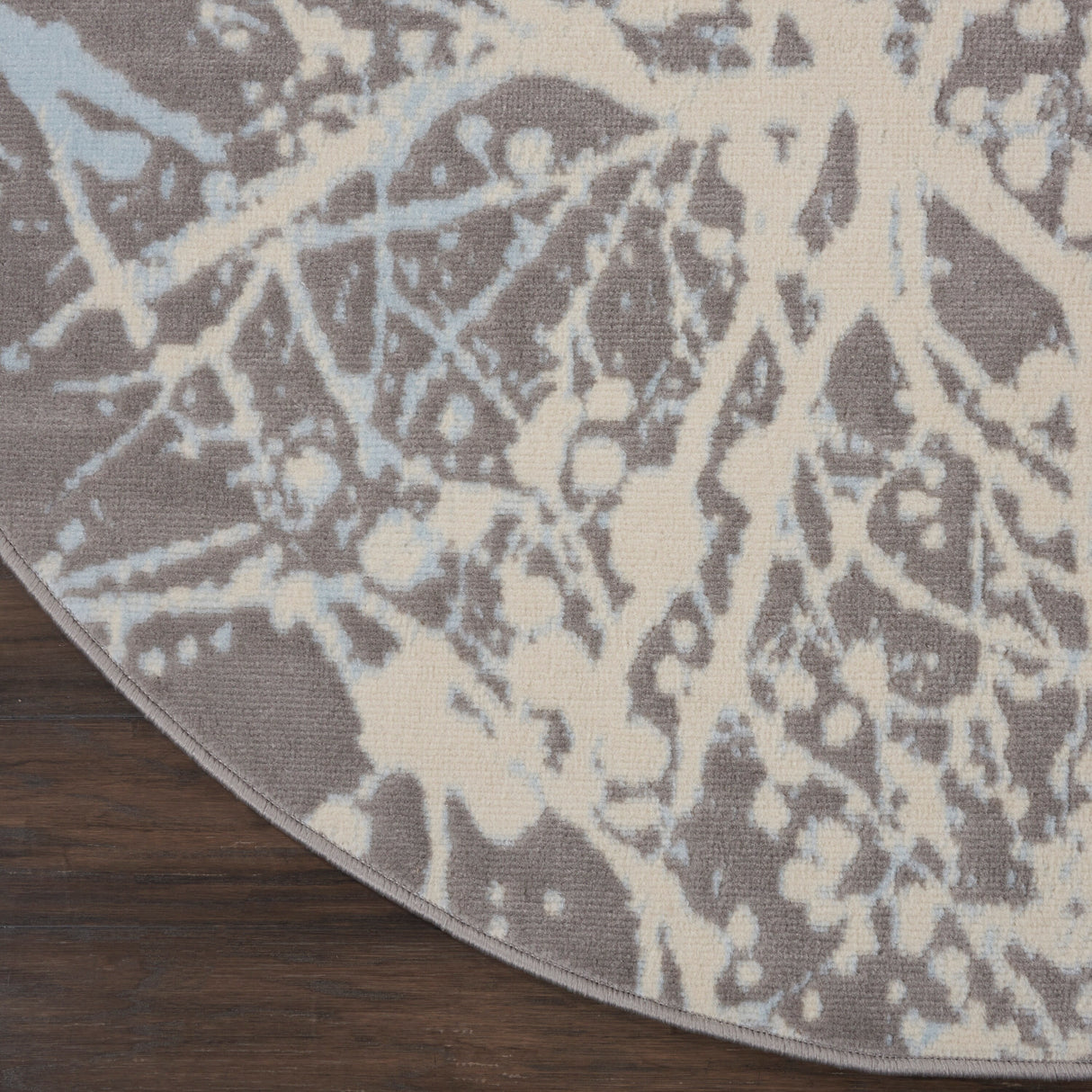 Nourison Jubilant Modern Botanical Abstract Grey Area Rug