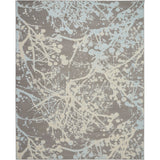 Nourison Jubilant Modern Botanical Abstract Grey Area Rug