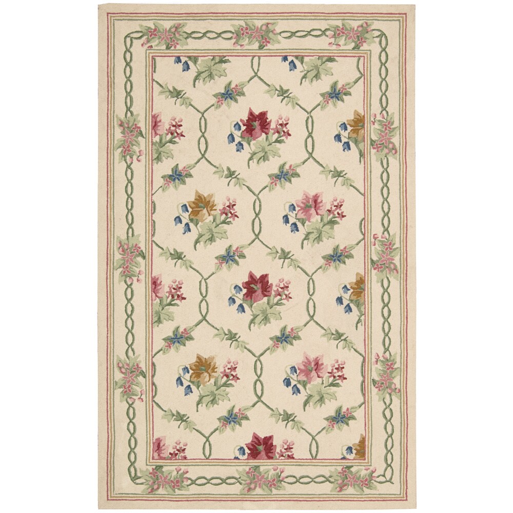 Nourison Lattice Victorian Shabby Chic Floral Area Rug