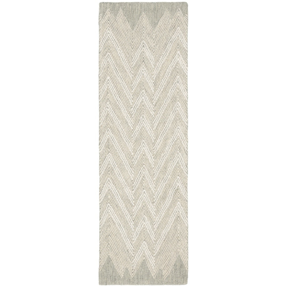 Nourison Linked Chic Modern Tufted Chevron Easy Care Area Rug