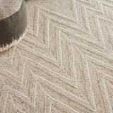 Nourison Linked Chic Modern Tufted Chevron Easy Care Area Rug