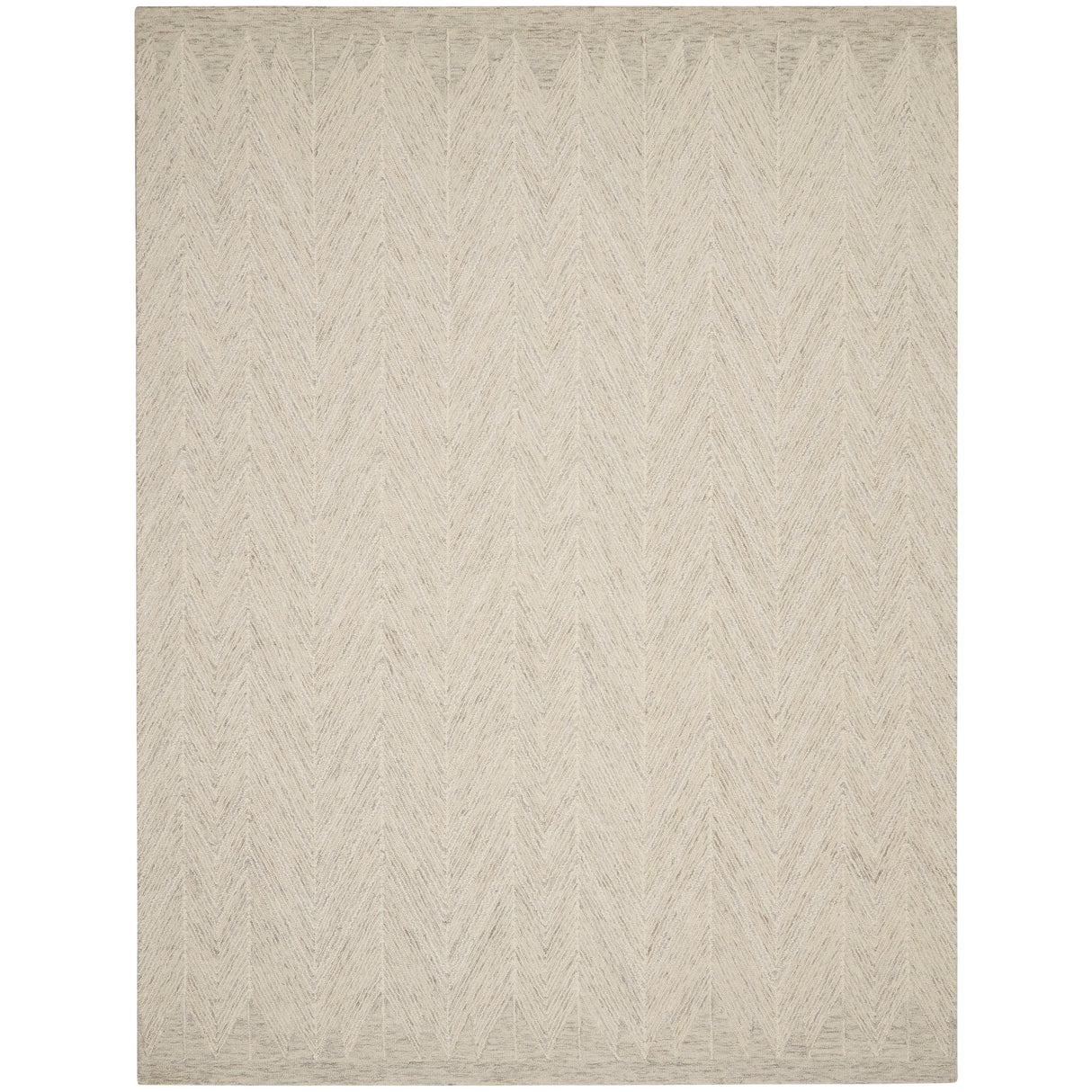 Nourison Linked Chic Modern Tufted Chevron Easy Care Area Rug