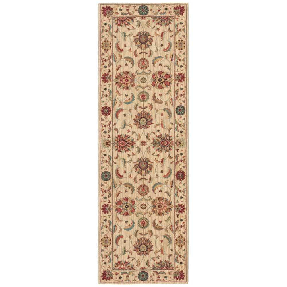 Nourison Living Treasures Persian Border Floral Area Rug