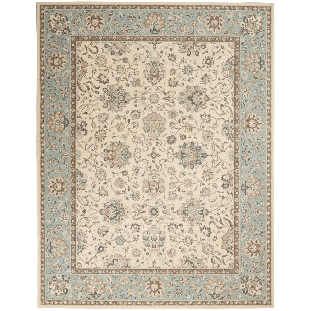 Nourison Living Treasures Traditional Persian Floral Wool Area Rug