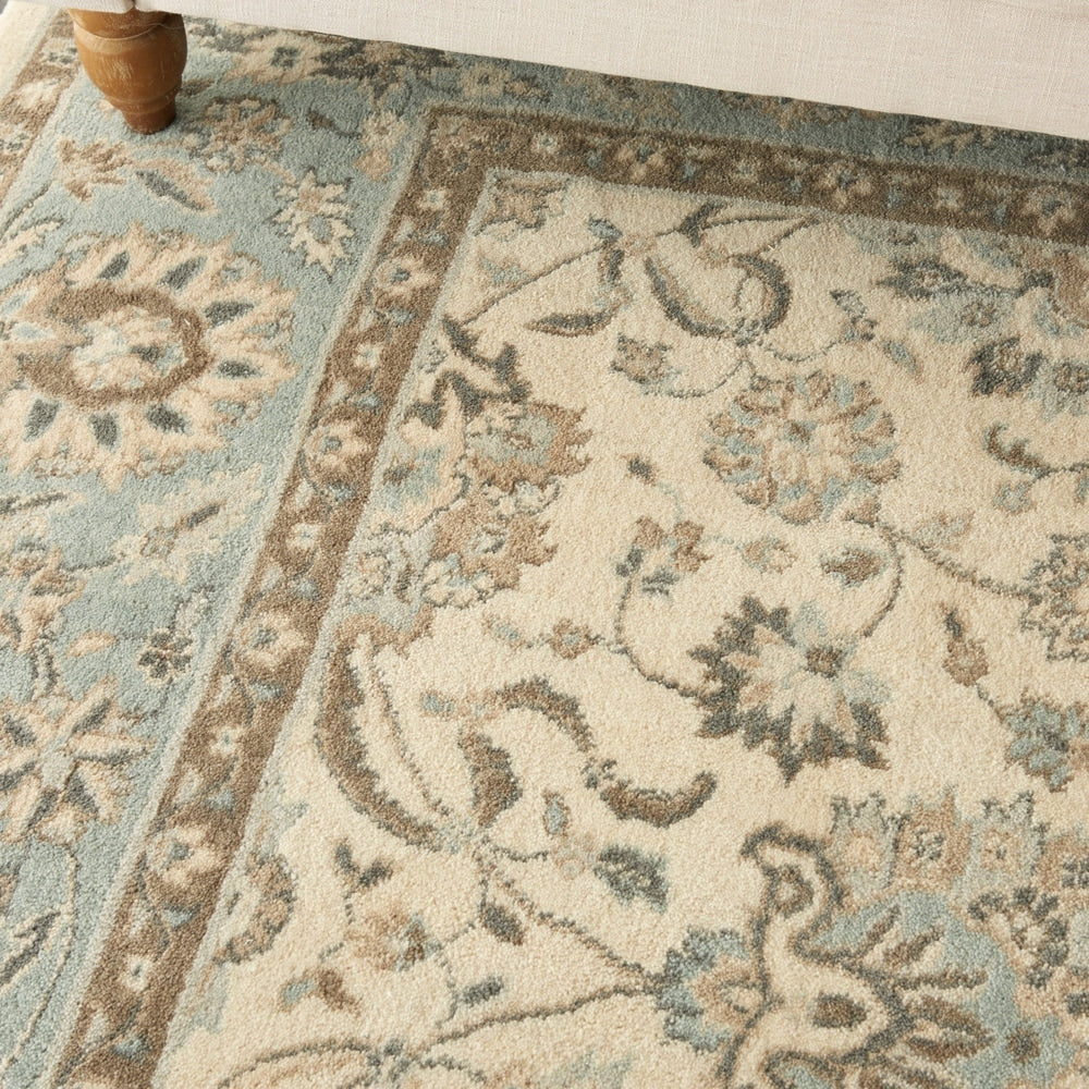 Nourison Living Treasures Traditional Persian Floral Wool Area Rug