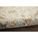 Nourison Living Treasures Traditional Persian Floral Wool Area Rug