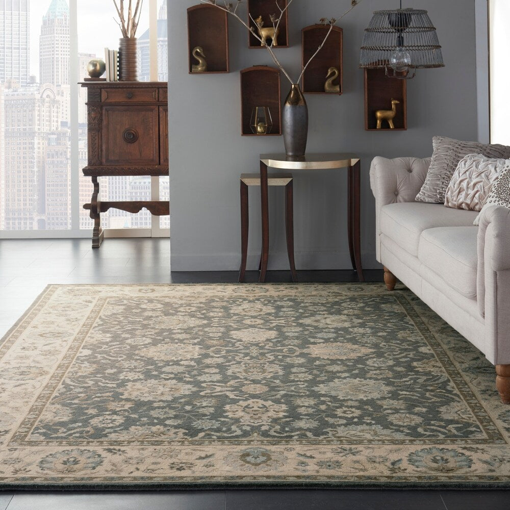 Nourison Living Treasures Traditional Persian Floral Wool Area Rug