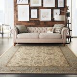 Nourison Living Treasures Traditional Persian Floral Wool Area Rug