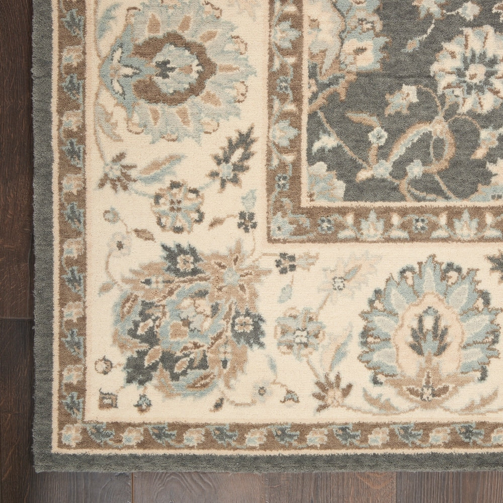 Nourison Living Treasures Traditional Persian Floral Wool Area Rug