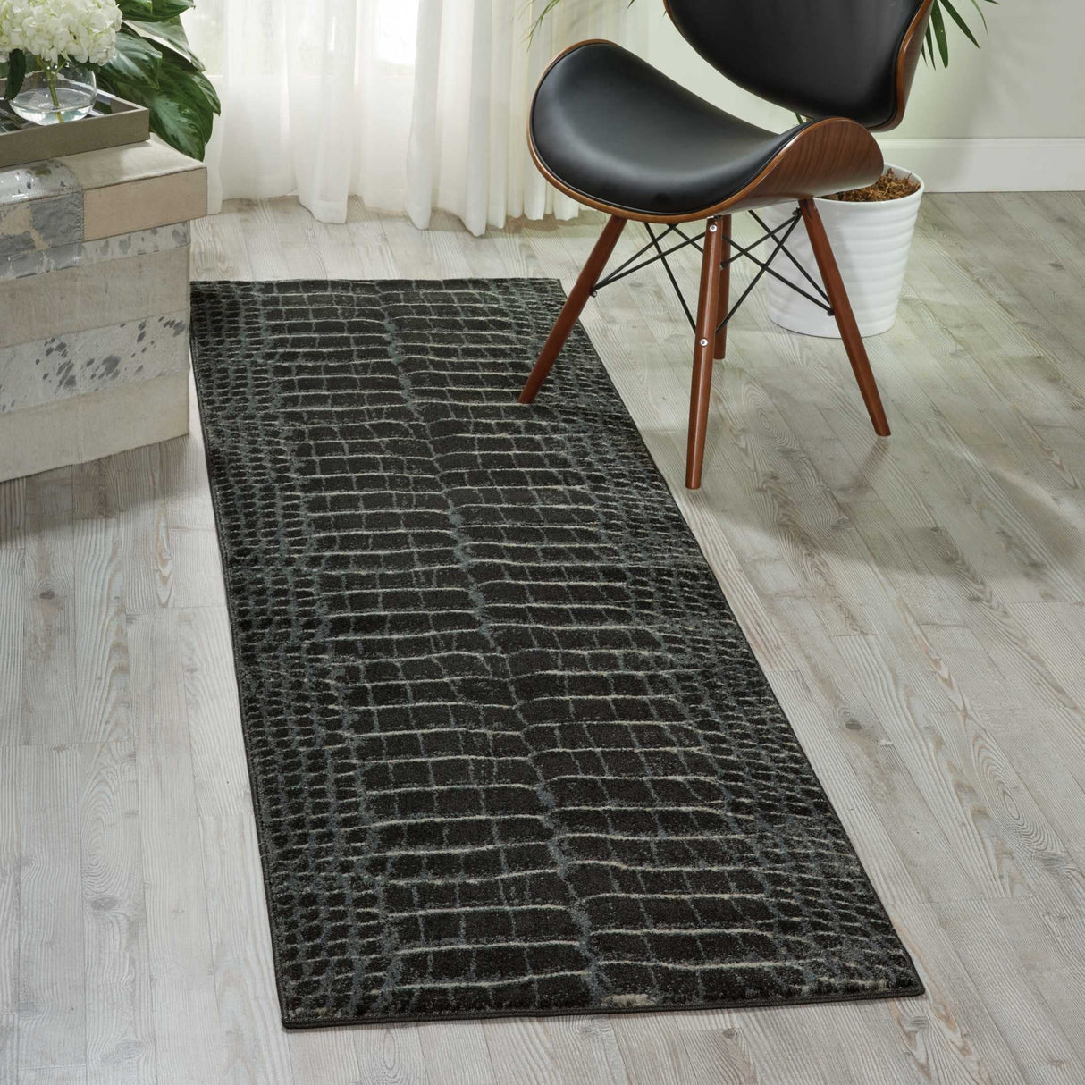Nourison Maxell Modern Snake Print Area Rug