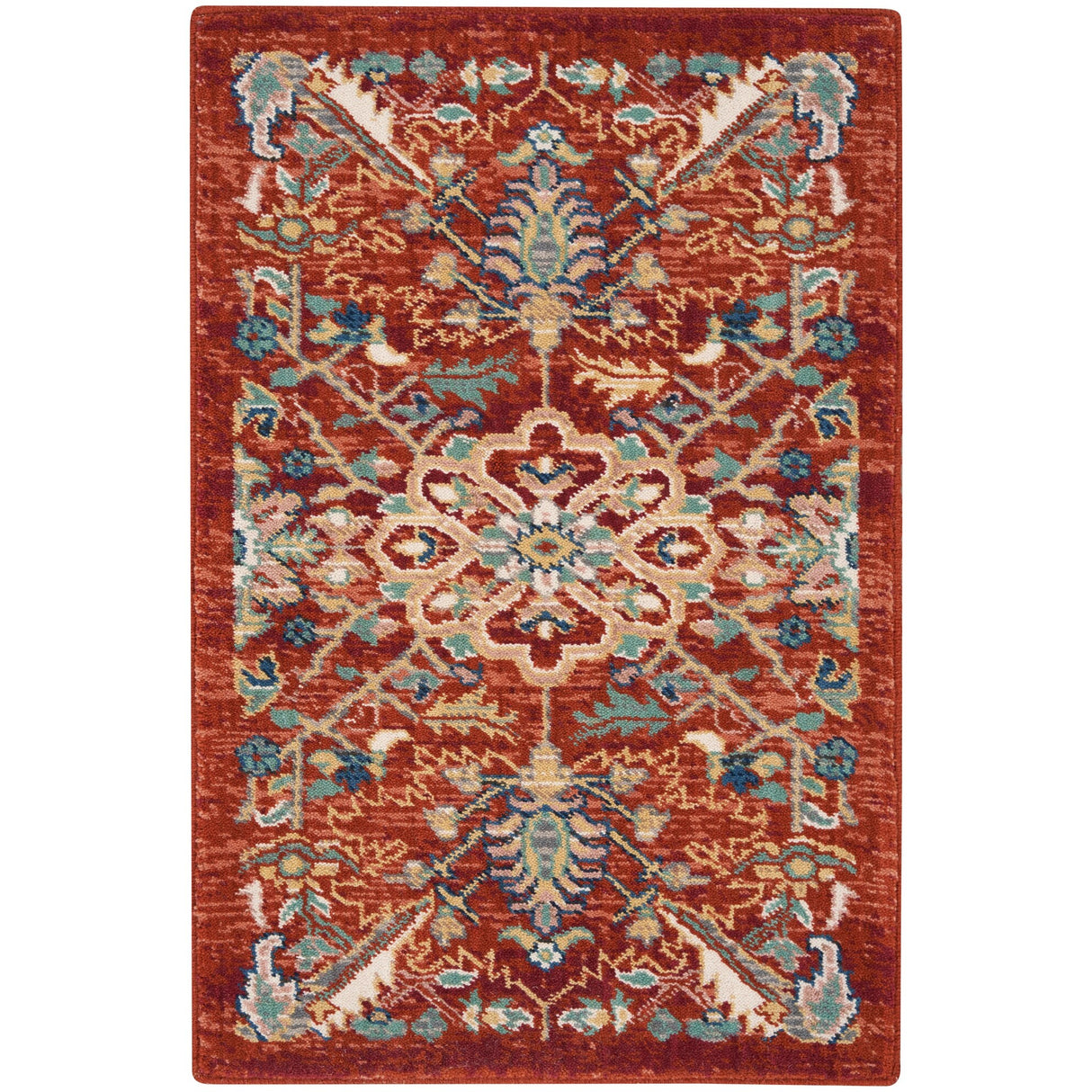 Nourison Parisa Boho Moroccan Floral Area Rug