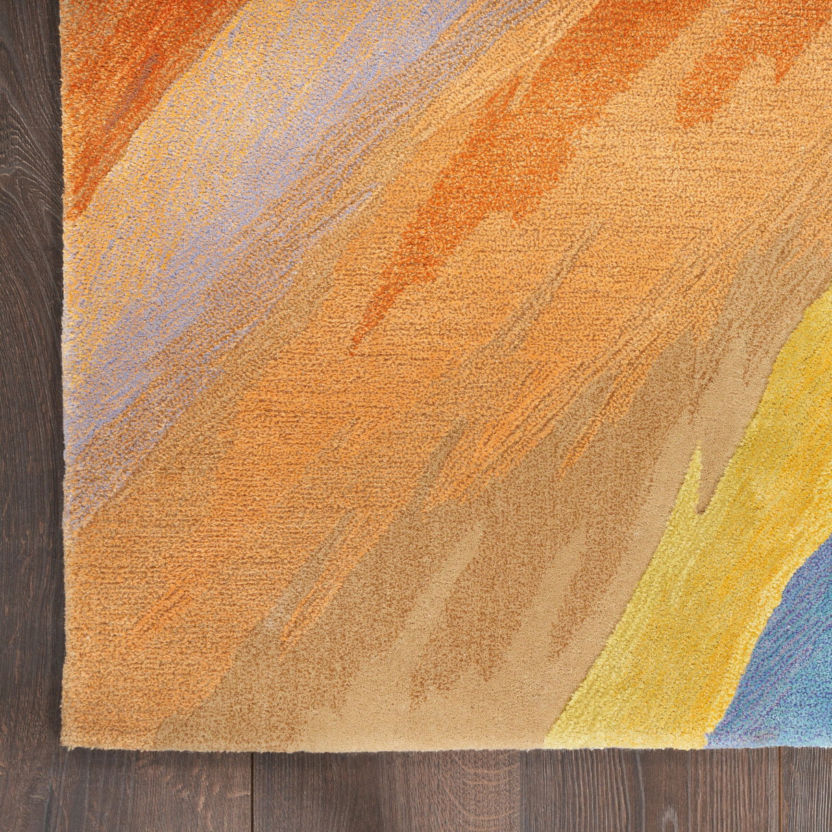Nourison Prismatic Modern Abstract Sunset Watercolor Area Rug