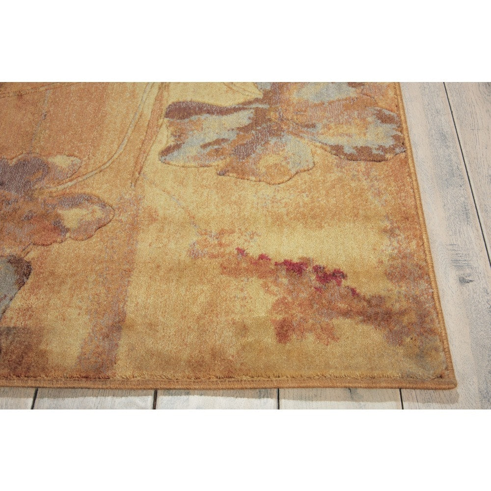 Nourison Somerset Vintage Watercolor Floral Pattern Area Rug
