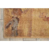 Nourison Somerset Vintage Watercolor Floral Pattern Area Rug