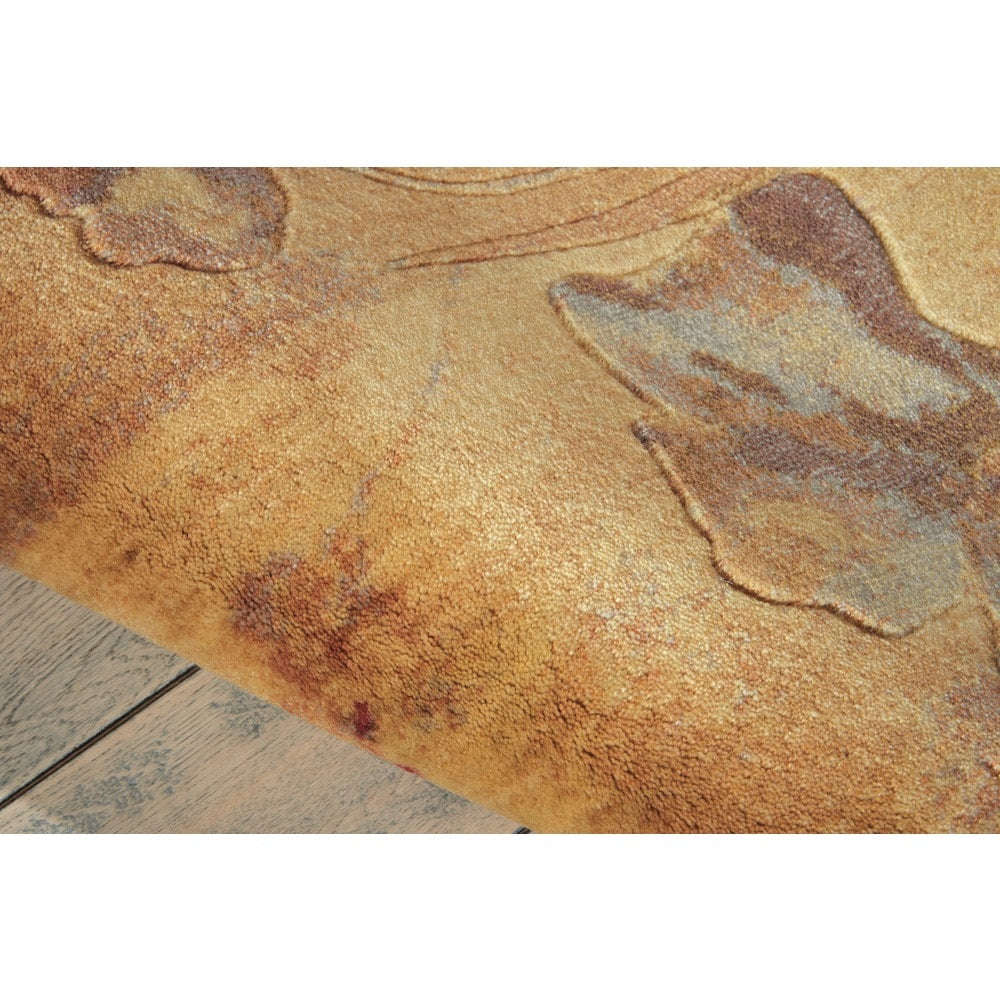 Nourison Somerset Vintage Watercolor Floral Pattern Area Rug