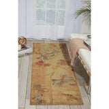 Nourison Somerset Vintage Watercolor Floral Pattern Area Rug