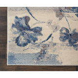 Nourison Somerset Vintage Watercolor Floral Pattern Area Rug