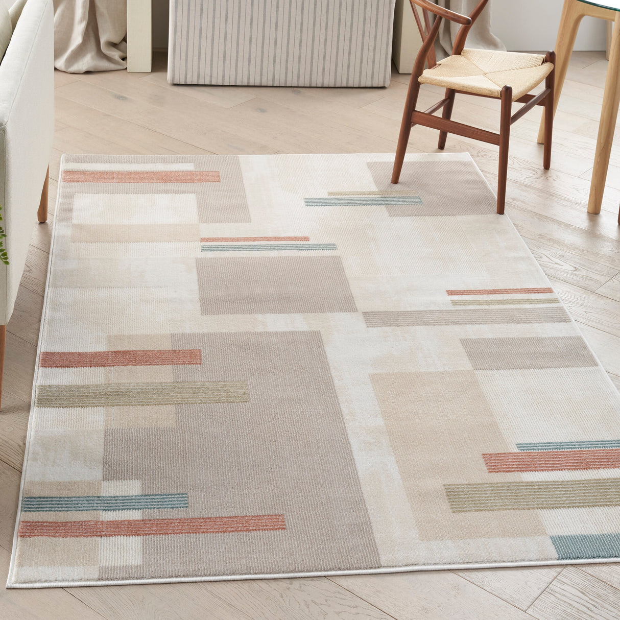 Nourison Thalia Modern Geometric Area Rug