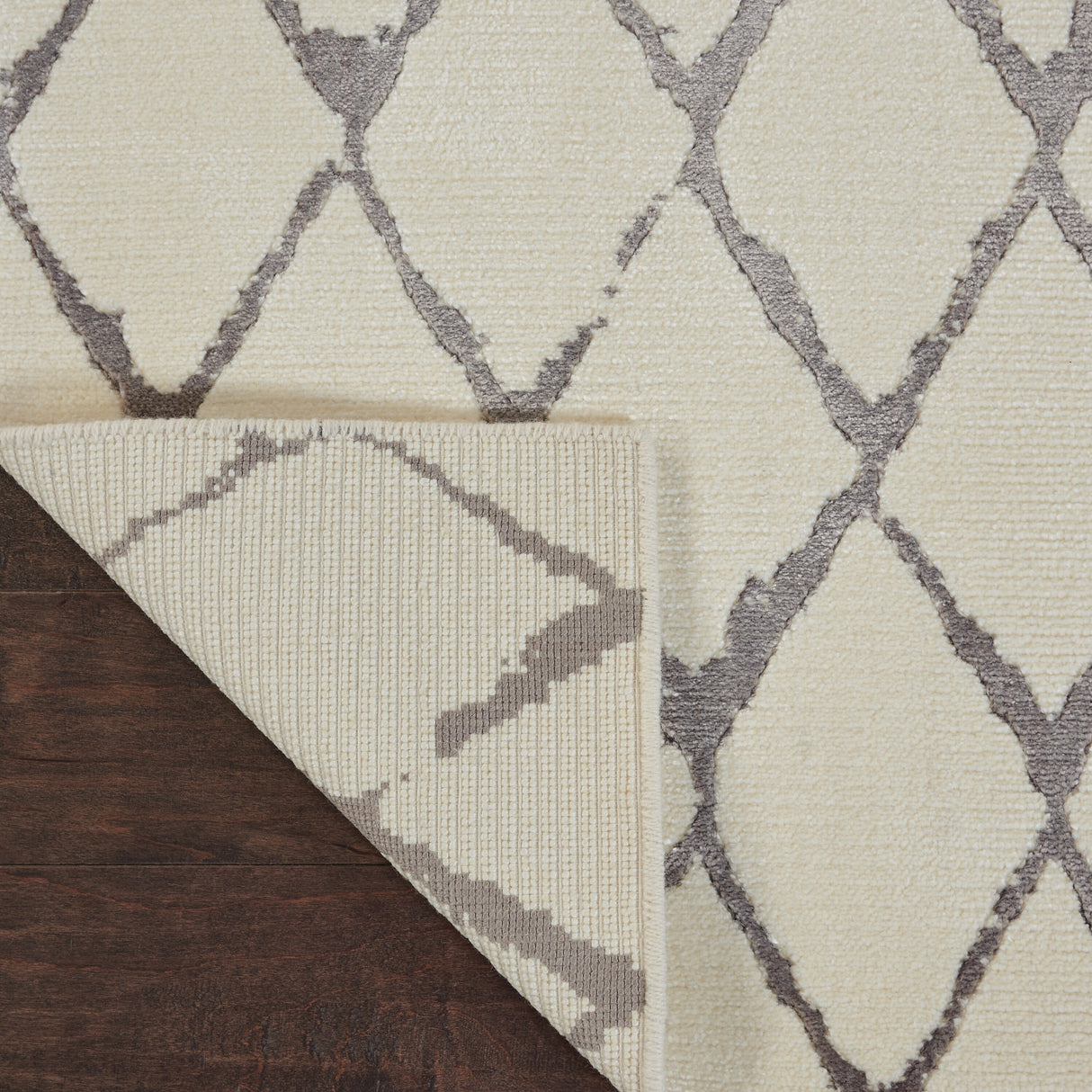 Nourison Twilight Contemporary Geometric Trellis Area Rug