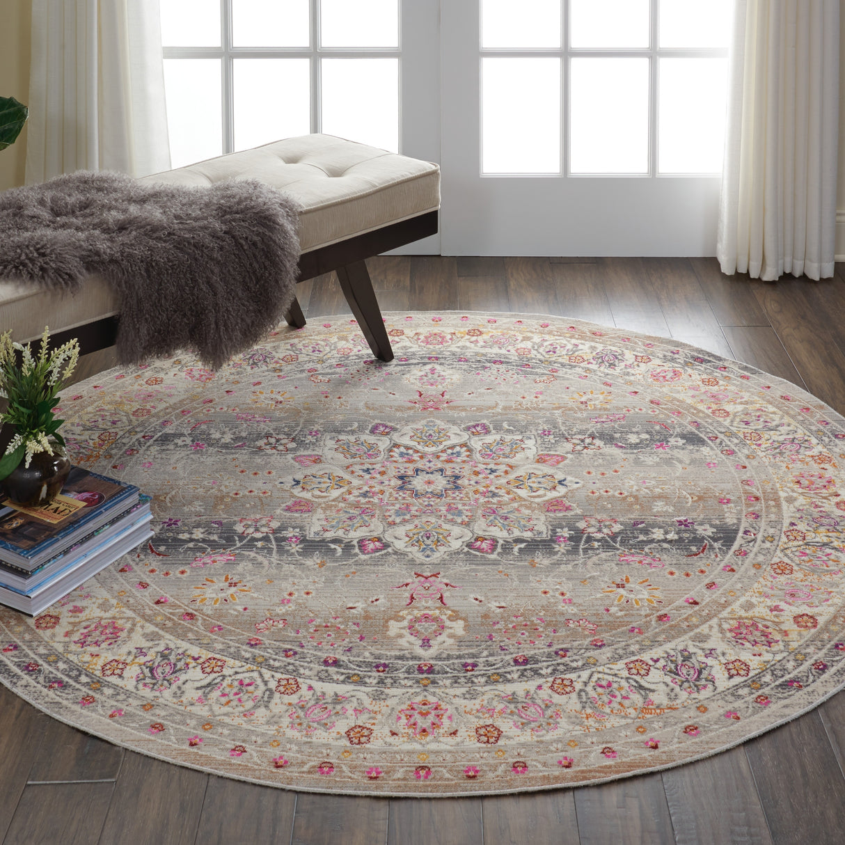 Nourison Vintage Kashan Traditional Area Rug