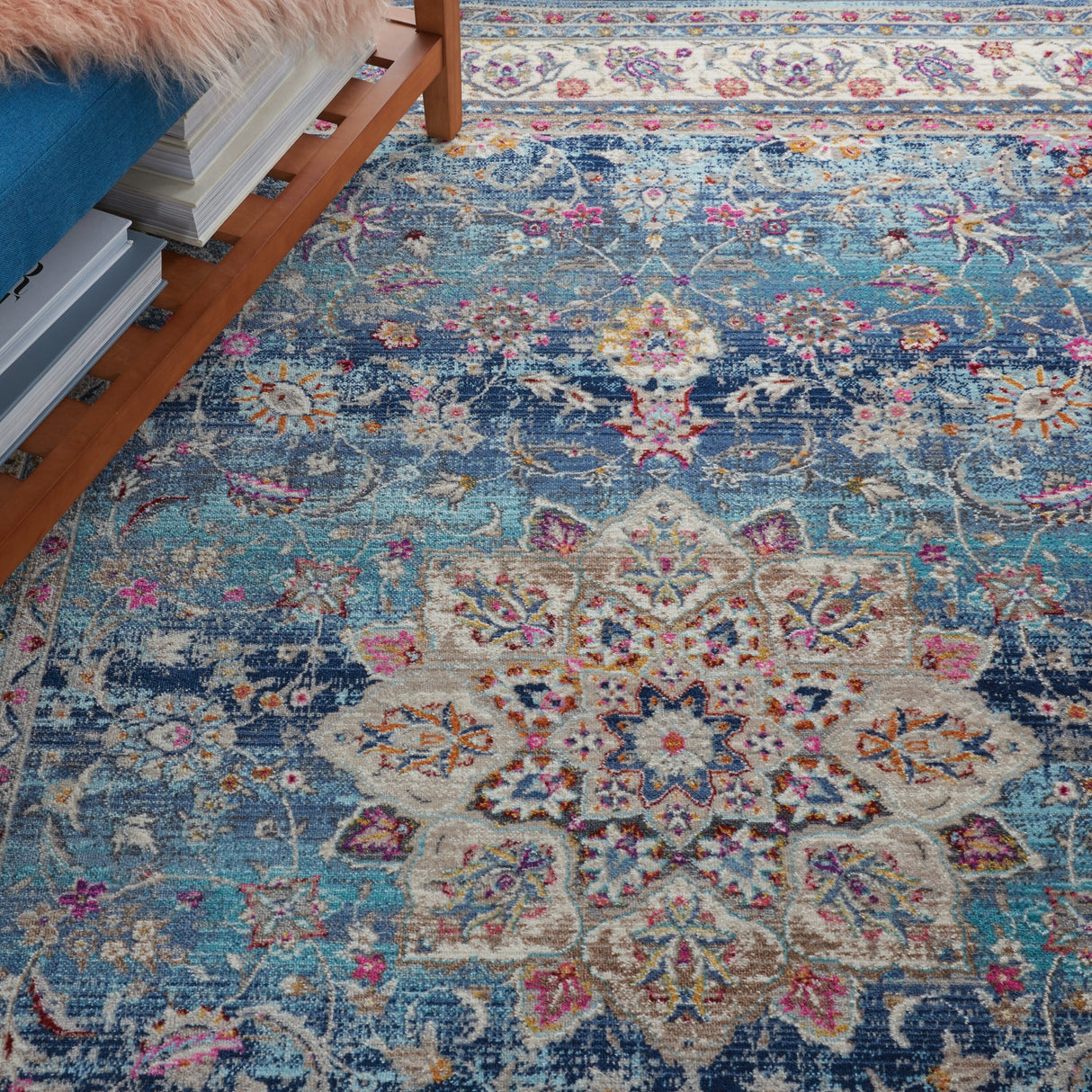 Nourison Vintage Kashan Traditional Area Rug