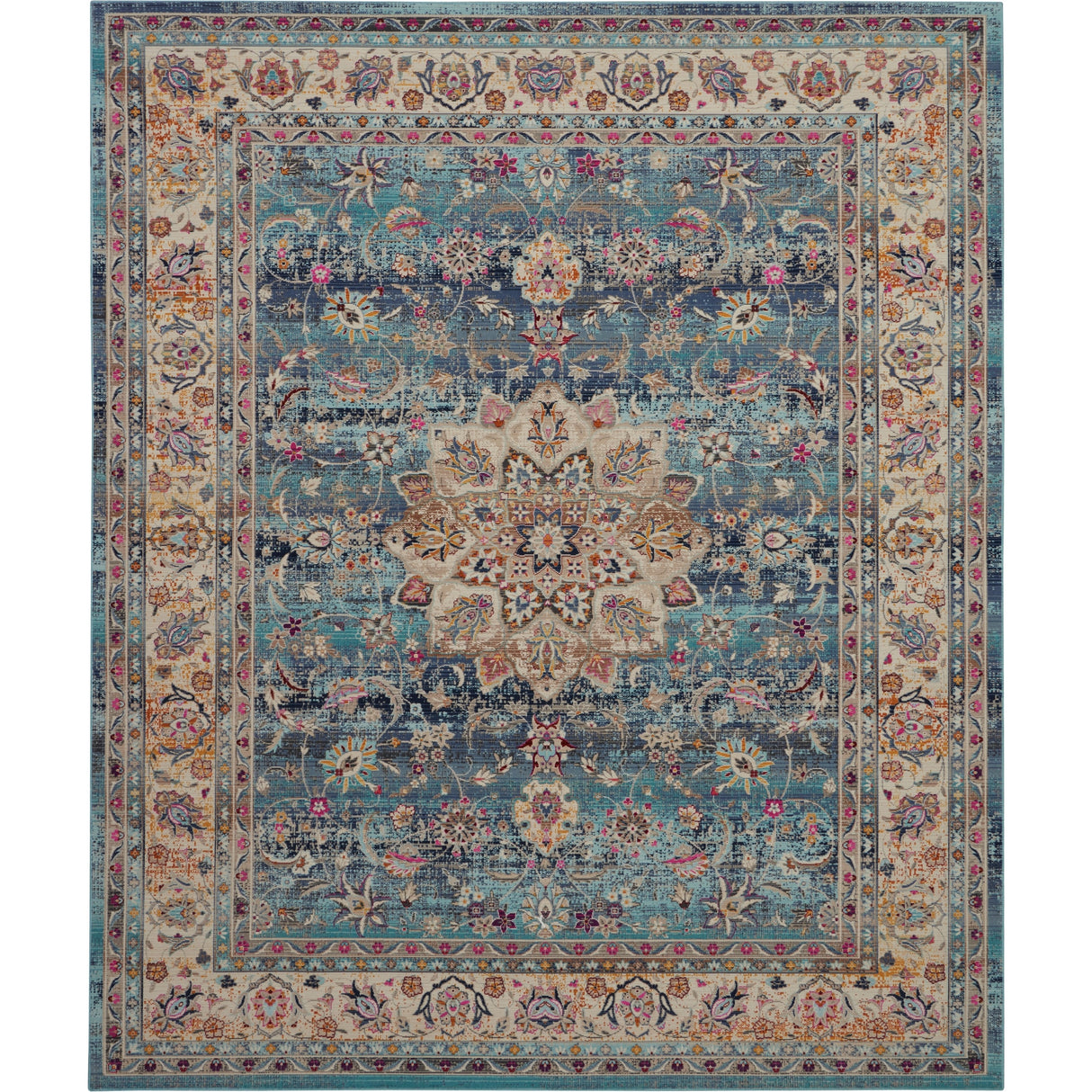 Nourison Vintage Kashan Traditional Area Rug