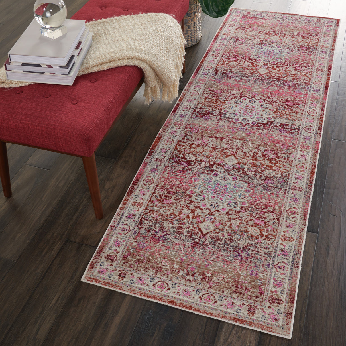Nourison Vintage Kashan Traditional Area Rug