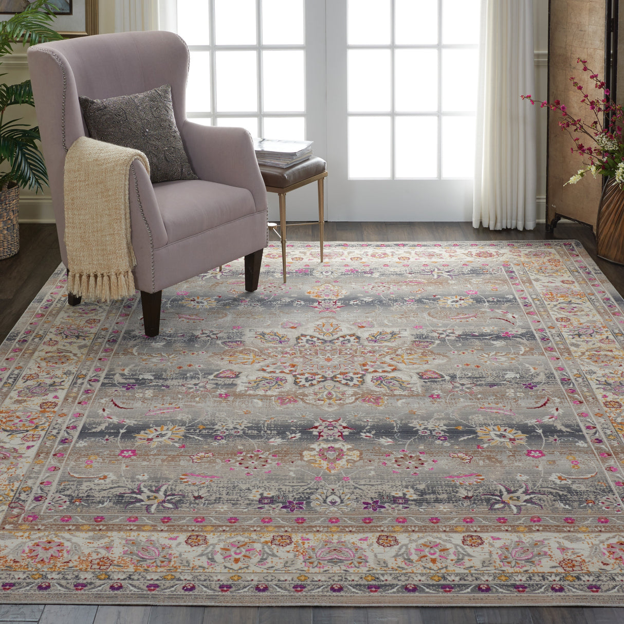 Nourison Vintage Kashan Traditional Area Rug