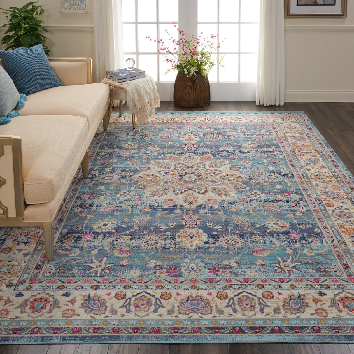 Nourison Vintage Kashan Traditional Area Rug