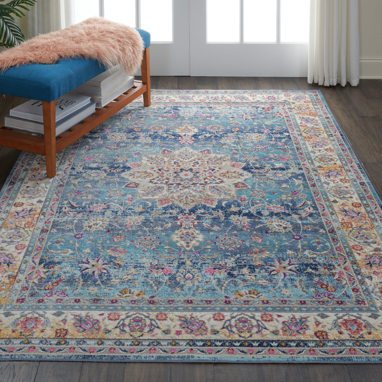 Nourison Vintage Kashan Traditional Area Rug
