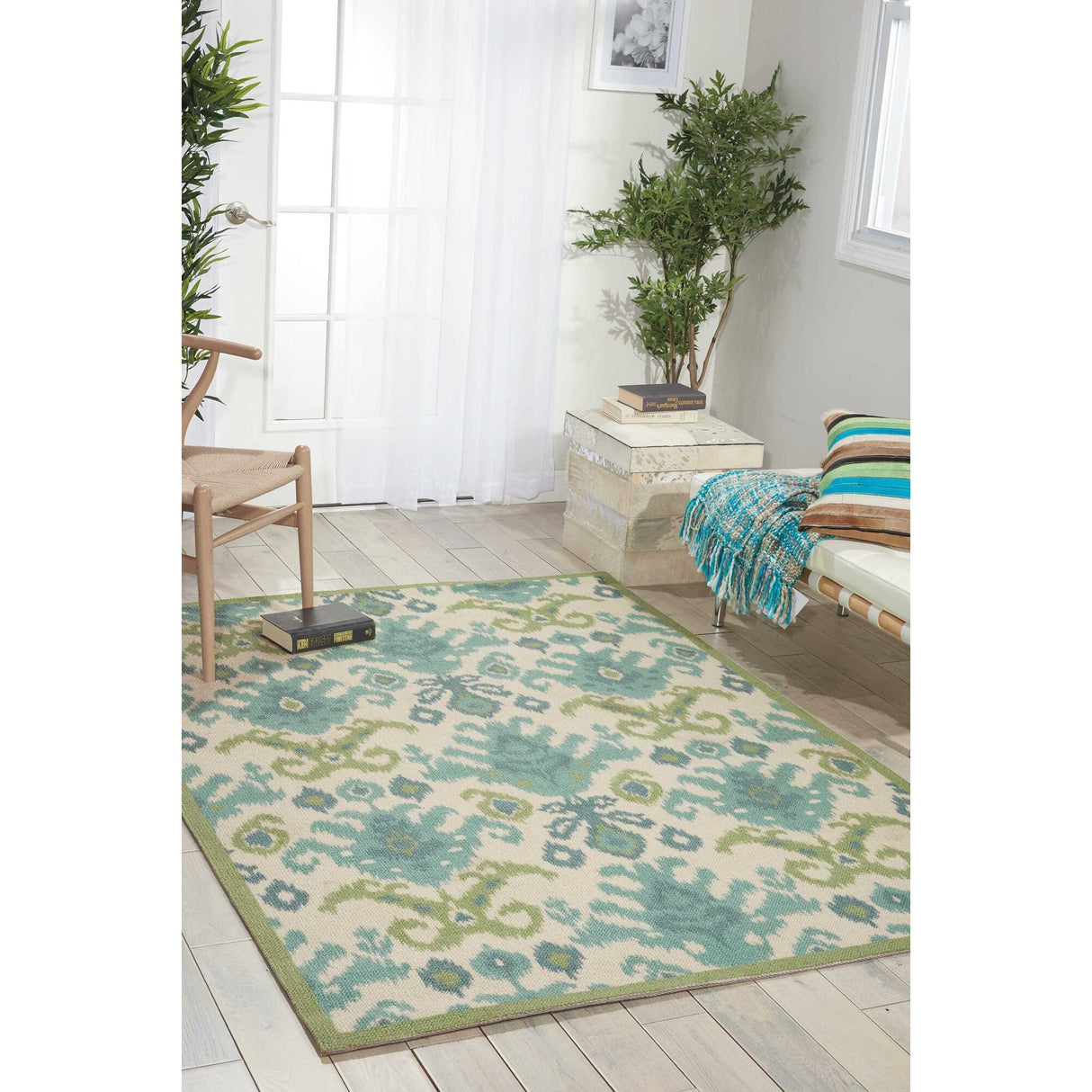 Nourison Vista Modern Ikat Area Rug