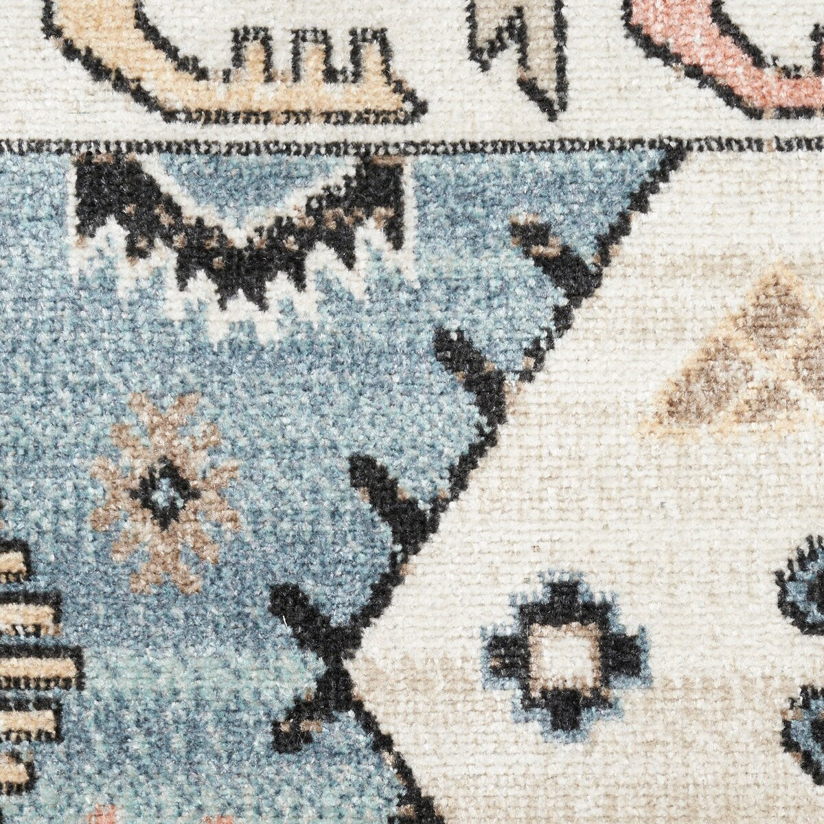 Nourison Washable Beauty Machine Washable Indoor only Multicolored Geometric Area Rug