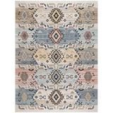 Nourison Washable Beauty Machine Washable Indoor only Multicolored Geometric Area Rug