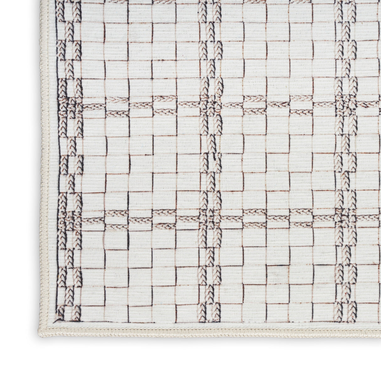 Nourison Washables Indoor Geometric Area Rug