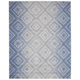 Nourison Whimsicle Boho Distressed Tribal Ivory Blue Area Rug