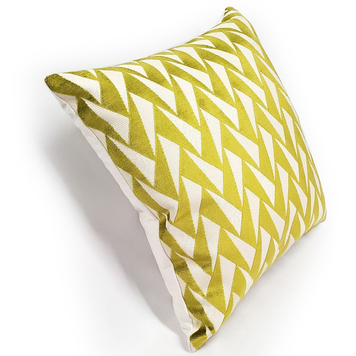 Nouveau Chartreuse Throw Pillow