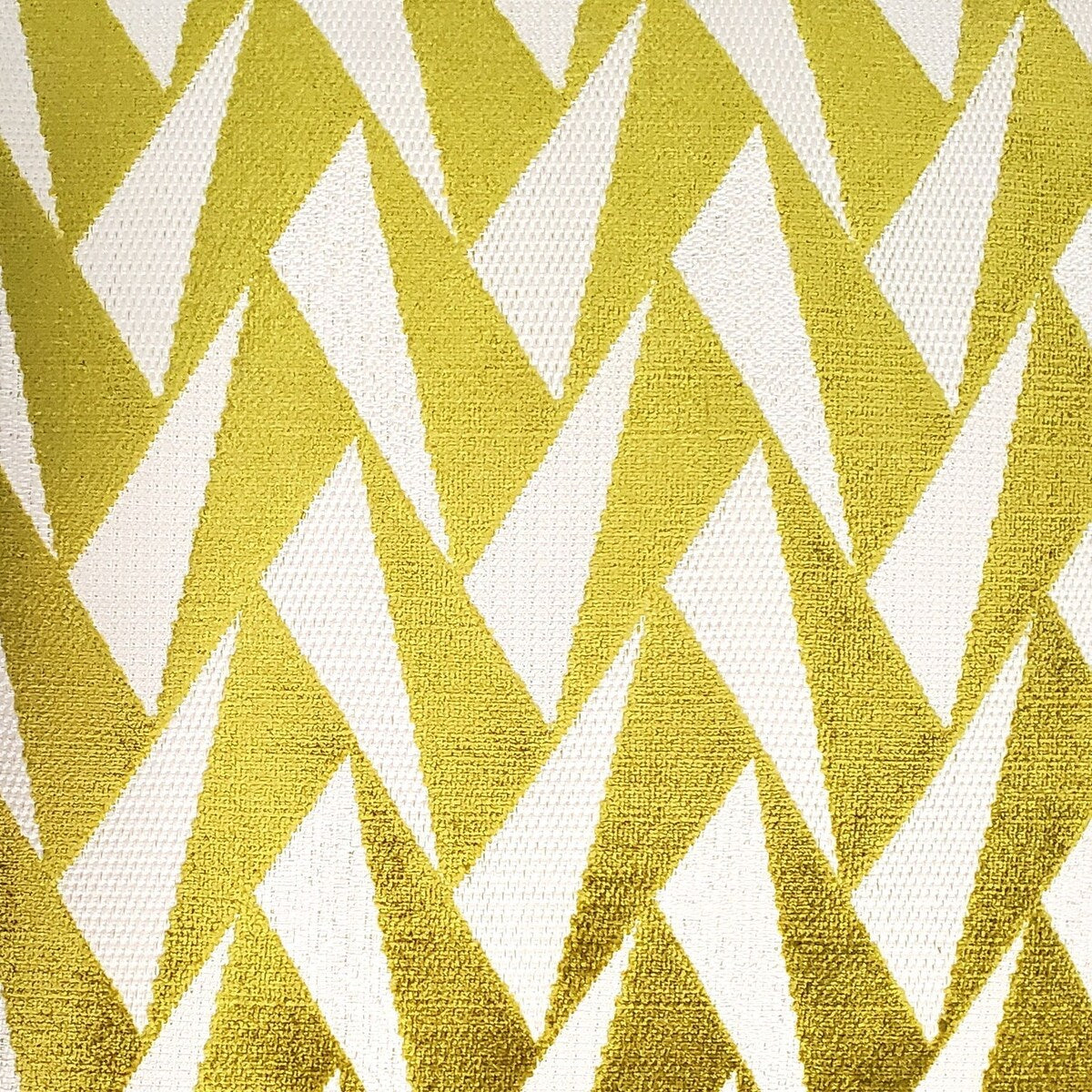 Nouveau Chartreuse Throw Pillow