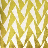 Nouveau Chartreuse Throw Pillow