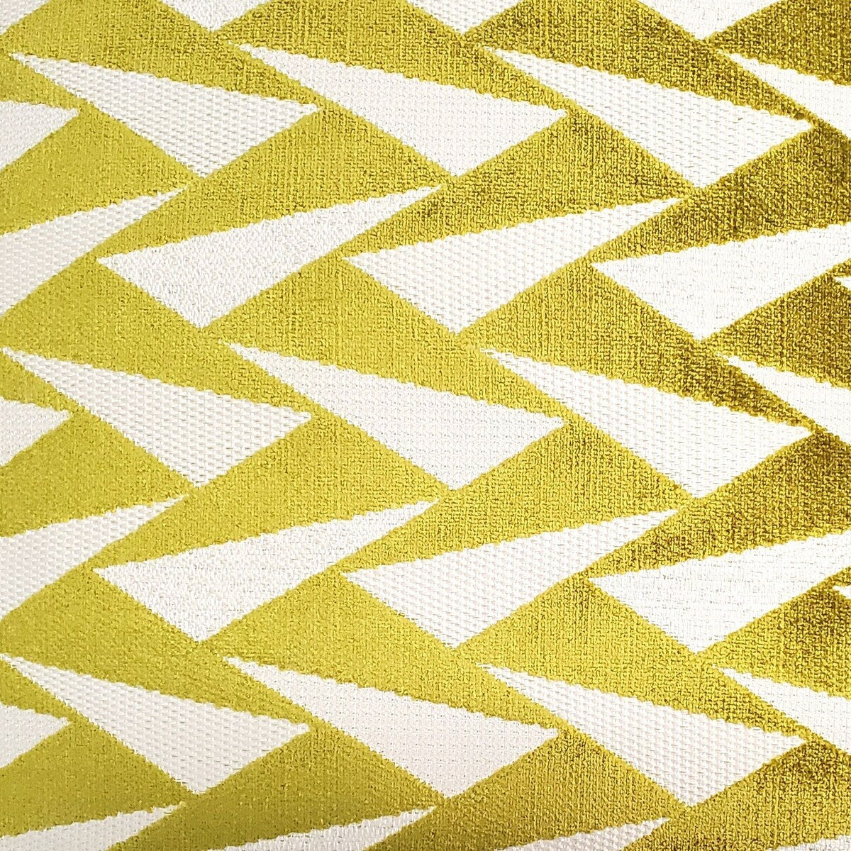 Nouveau Chartreuse Throw Pillow