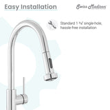 Nouvet Single Handle, Pull-Down Kitchen Faucet