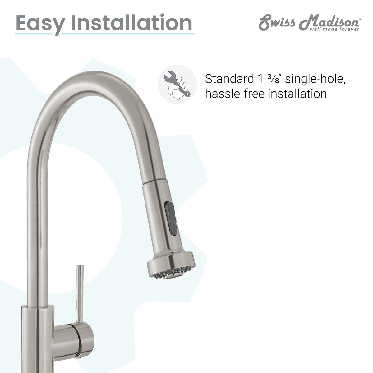 Nouvet Single Handle, Pull-Down Kitchen Faucet