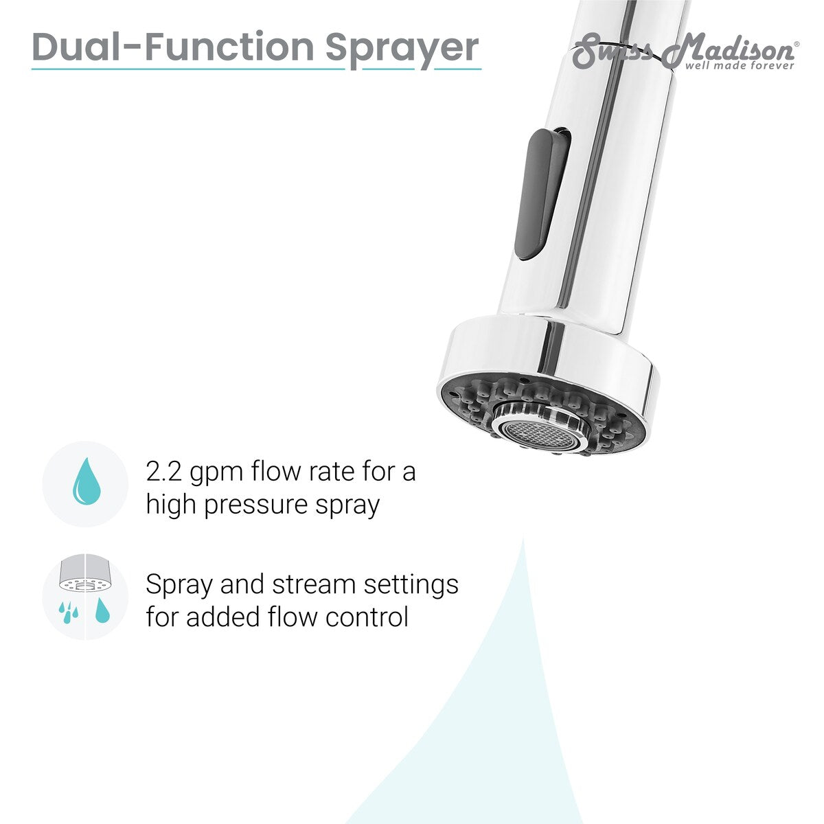 Nouvet Single Handle, Pull-Down Kitchen Faucet
