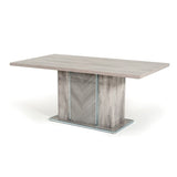 Nova Domus Alexa Italian Modern Grey Extendable Dining Table