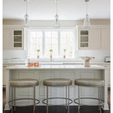 Nova Lighting One Light Mini Pendant Bahari Black - Exact Size