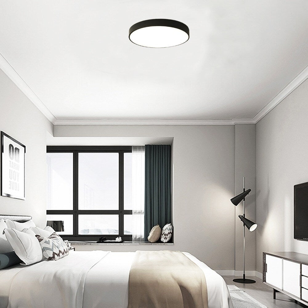 Nova Lighting Two Light Semi Flush Mount Stella Driftwood / Black - Exact Size