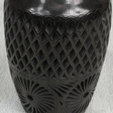 Handmade Black Mexican Heirloom Ceramic Decorative Vase (Mexico)