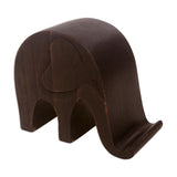 Novica Handmade An Elephant Never Forgets Wood Phone Holder