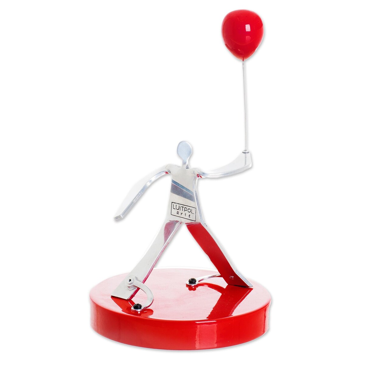 Novica Handmade Balloon Of Love Aluminum Sculpture