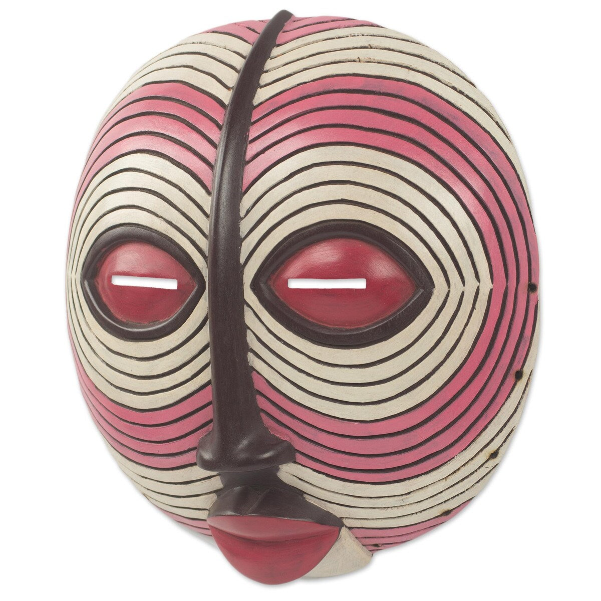 Novica Handmade Baluba Dance Spirit I Sese Wood Mask