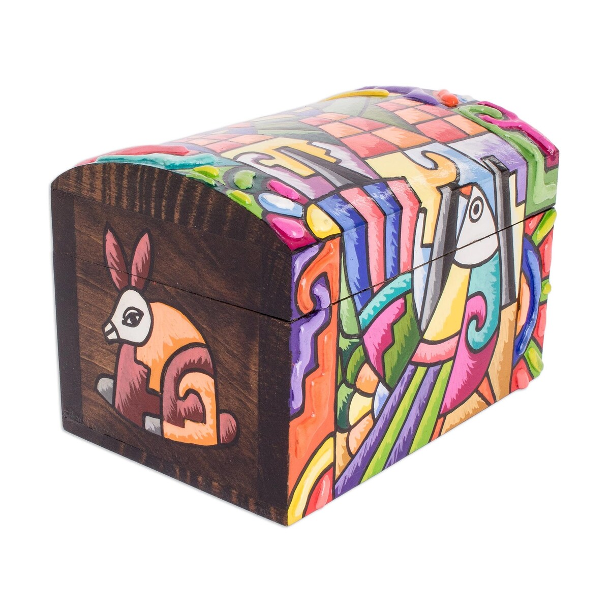 Novica Handmade Beauties From La Palma Wood Decorative Box
